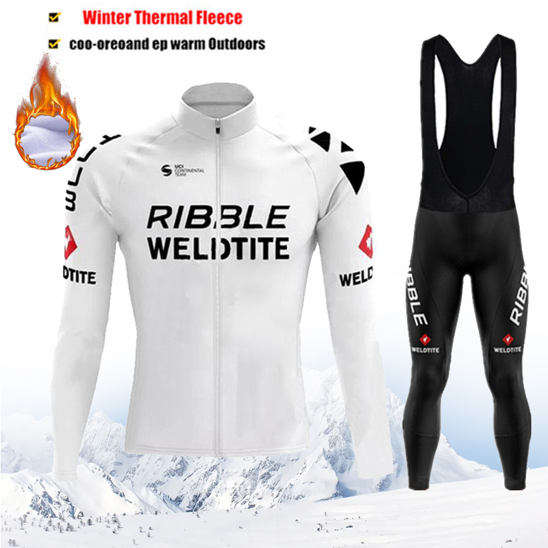 Cycling Bib Shorts - Winter Thermo-Fleece Radsporttrikot Herren MTB-Bekleidung Mann