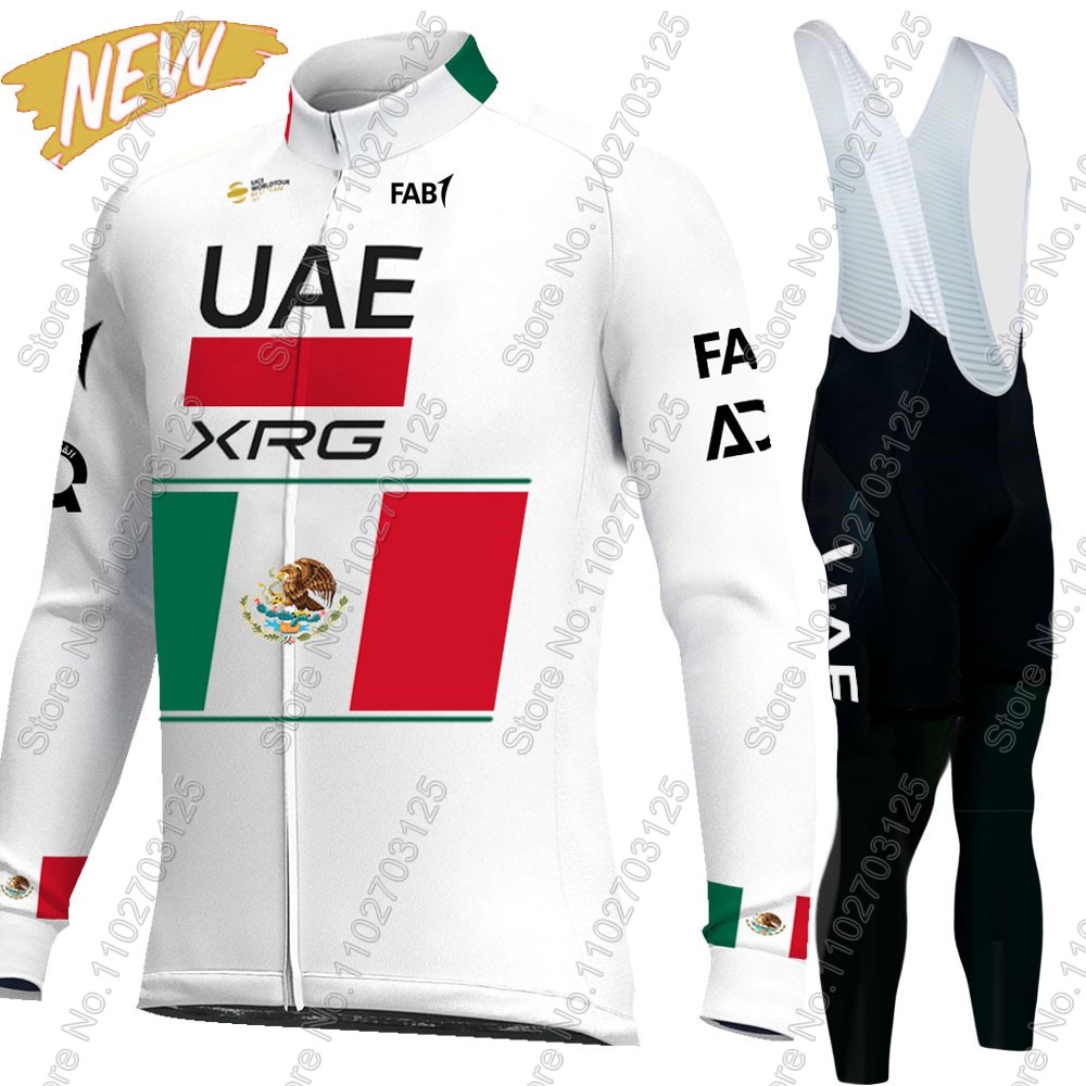 Cycling Bib Shorts - UAE Team Radfahren 2026 Mexiko Trikot
